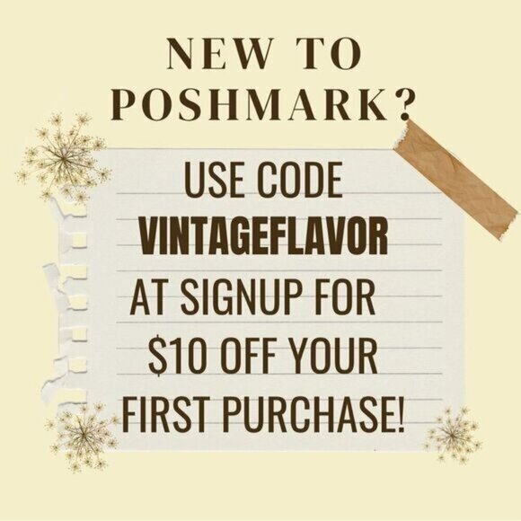 Poshmark Coupon Code $10 Credit New Users - Picture 1 of 1